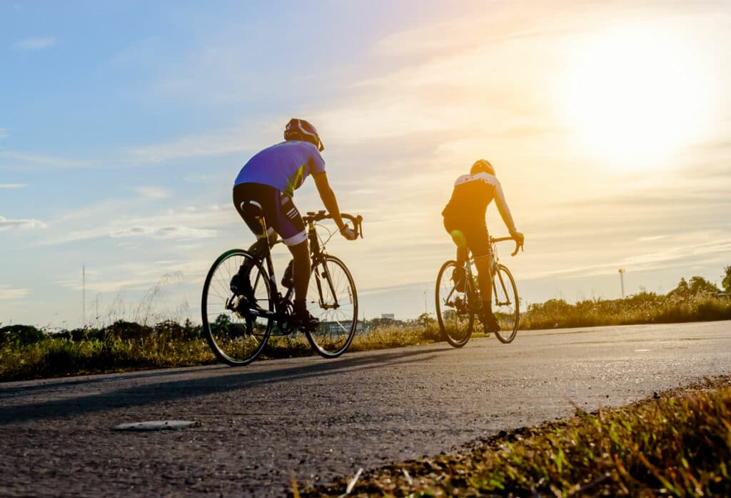 bicycle riders in Hamelin