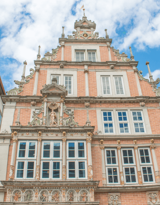 historical old town house in Hamelin